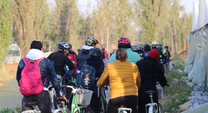 Ruta del Ajolote te lleva a recorrer Xochimilco en bicicleta y así puedes participar