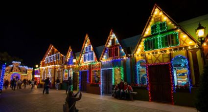 El Pueblo Mágico donde siempre es Navidad que se ilumina con la Villa Claus