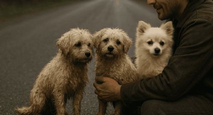 Dueño de perrito atropellado adopta a lomitos callejeros que lo salvaron en China