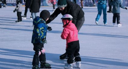 Navidad sobre hielo llega al Parque Bicentenario para disfrutar la temporada en Guanajuato