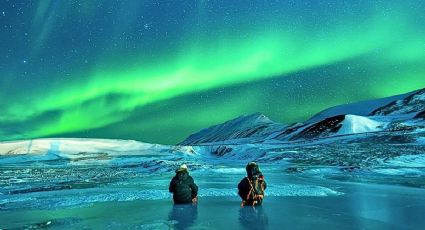 Paraíso de hielo perfecto para disfrutar las auroras boreales en la temporada