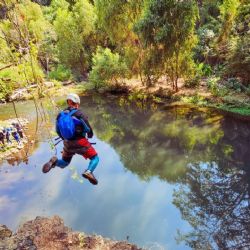 Garganta de la Iguana, las grutas con pozas para hacer rapel en el Pueblo Mágico de Malinalco