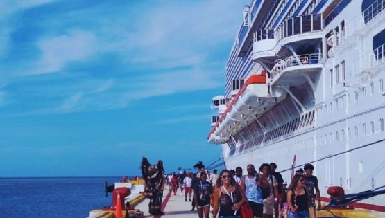 Yucatán cierra 2025 con la llegada de más de 4 mil cruceristas en Puerto Progreso