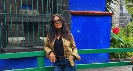 Salma Hayek visitó la CDMX y así fue su recorrido por la casa de Frida Kahlo