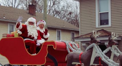 El trineo navideño más creativo de San Luis Potosí que se hizo viral por su singular recorrido