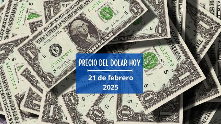 Dólar a peso: Así cotiza HOY viernes 21 de febrero en México