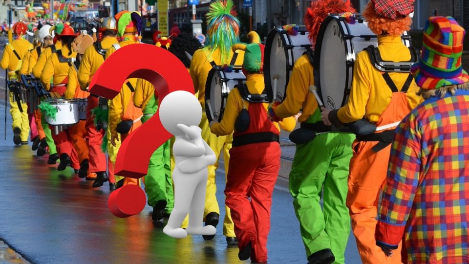 Este carnaval es conocido por la caravana de payasos
