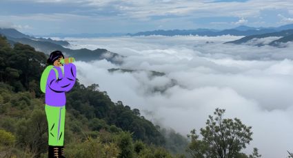 El Pueblo Mágico cerca de la sierra de Puebla con puentes colgantes para ver las nubes