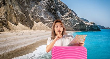 El paraíso en sólo 10 metros: Así es la playa más pequeña de México