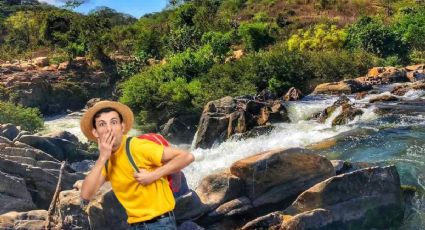 Cascadas entre cañadas y rocas en un bello pueblo de la Costa Chica de Guerrero