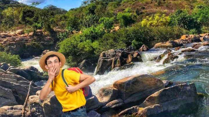 Cascadas entre cañadas y rocas en un bello pueblo de la Costa Chica de Guerrero