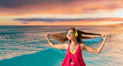 ¡Espectacular! La playa que cambia de color con la marea