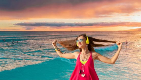 ¡Espectacular! La playa que cambia de color con la marea