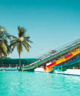 El balneario con toboganes gigantes entre montañas por solo 100 pesos en Tlaxcala