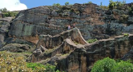 Las enigmáticas formaciones rocosas con forma de cerebro que puedes visitar en un Pueblo Mágico