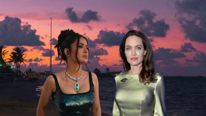 Salma Hayek vuelve a su natal Veracruz junto a Angelina Jolie