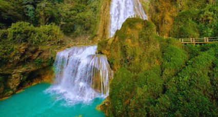 El paraíso de cascadas con aguas turquesa ideales para refrescarte al viajar por Chiapas
