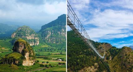 El Pueblo Mágico de Morelos donde combinar actividades de ecoturismo y aventura con puente tibetano