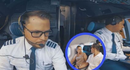 Piloto sorprende a sus padres en vuelo y los hace llorar con su discurso