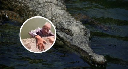 Abuelito escapa de su casa y es encontrado en un lago nadando con cocodrilos