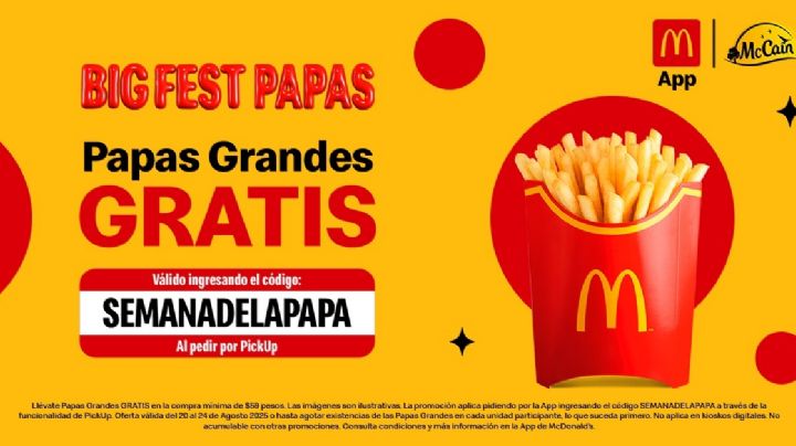 ¿Quién dijo papitas? Las favoritas de McDonald's llegaron con muchas sorpresas en ¡BIG FEST PAPAS!
