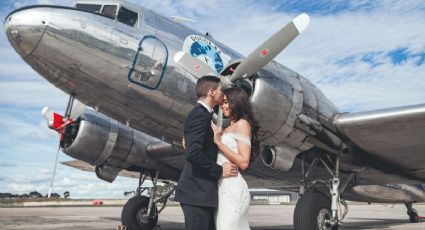 Amor en las alturas: las historias de bodas que se vivieron en pleno vuelo