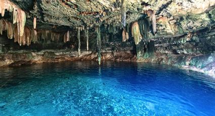 El bello cenote que se formó entre joyas y una historia de amor, perfecto para el verano