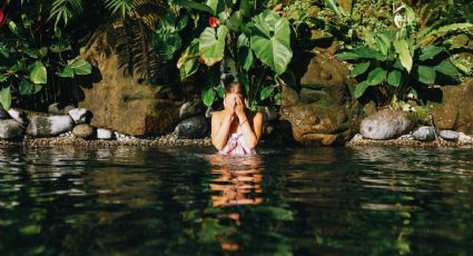 Refrescante balneario ecológico con pozas naturales entre la selva de Tabasco