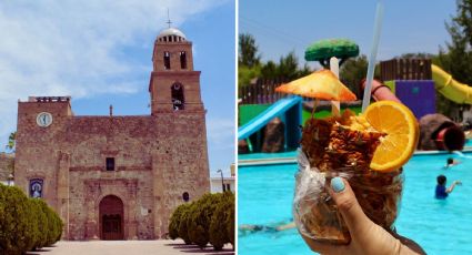 El Pueblo Mágico de agua termal en Jalisco con casas de adobe y calles empedradas