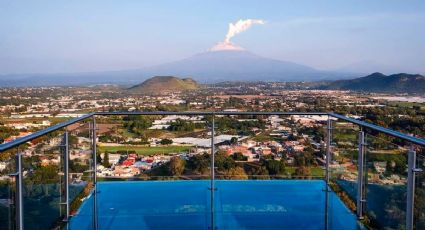 El mirador de cristal para caminar entre nubes en el Pueblo Mágico de Atlixco