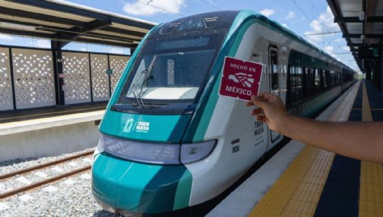 Tren Maya recibe distintivo 'Hecho en México' por su compromiso con la competitividad e innovación