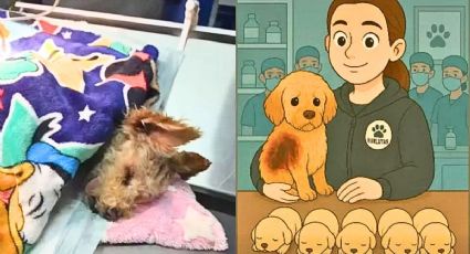 ¡Heróico! La historia de Cereza, la perrita que sobrevivió a un incendio