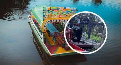 Merlina llega a Xochimilco y así es la trajinera temática que recorre los canales