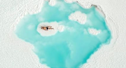 El destino de Baja California Sur con paisajes salinos que parecen hechos con nieve