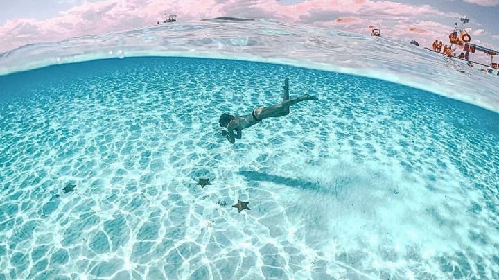 El destino para admirar un cielo estrellado bajo el mar en el caribe mexicano