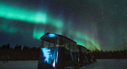 ¡Auroras boreales desde un tren! Noruega presenta esta experiencia de viaje única