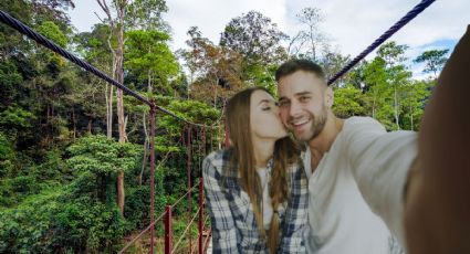El Pueblo Mágico con un puente colgante de 150 metros para disfrutar aventuras en pareja