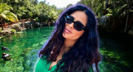 ¿Salma Hayek en cenotes de Tulum? La actriz vuelve a poner a México en la mira del turismo