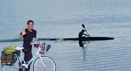 Keiichi Iwasaki: la historia del japonés que recorre el mundo en bicicleta y cruzó el Atlántico remando