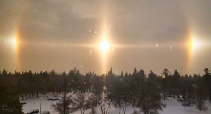 El inusual fenómeno de los “tres soles” que sorprendió a quienes lo vieron en el cielo