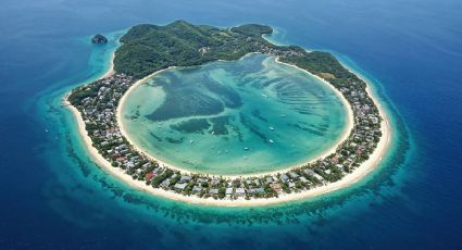 La asombrosa isla circular ubicada en un cráter volcánico que pocos turistas conocen