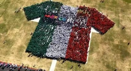 Mundial 2026: Así lograron romper el Record Guinness con la imagen humana de una playera gigante en México