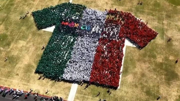 Mundial 2026: Así lograron romper el Record Guinness con la imagen humana de una playera gigante en México