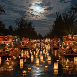 Xochimilco se iluminará con cientos de lámparas flotantes en esta cita de San Valentín