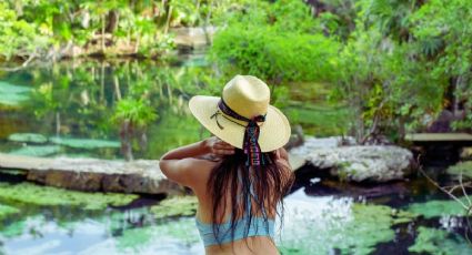 El cenote de aguas cristalinas y paisajes verdes para refrescarte a 10 km de Holbox