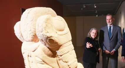 Rey de España visita exposición ‘La Mujer en el México indígena’ en Madrid