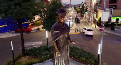 Así es la estatua de Frida Kahlo monumental que puedes visitar en Coyoacán