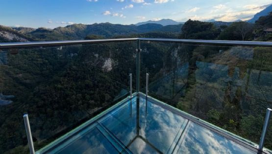 Así es el nuevo mirador de cristal que puedes visitar en el Pueblo Mágico de Xilitla