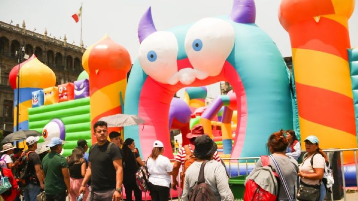 Zocalito tendrá dinosaurios, tirolesa, museos y actividades GRATIS para el Día del Niño