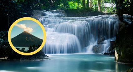 El volcán extinto que esconde una ciudad famosa por sus aguas termales